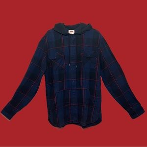 Levi’s hooded flannel